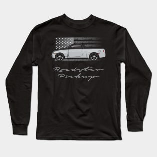 Silver and Black Long Sleeve T-Shirt